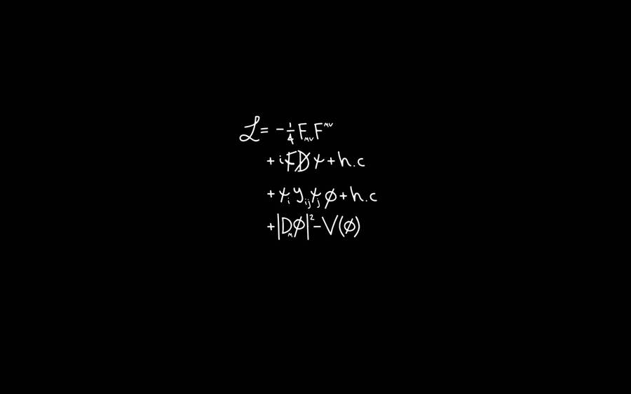 Lagrangian fysikk ligning wallpaper