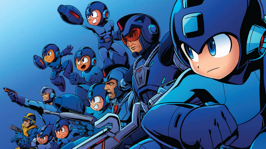 Fond d'écran Mega Man Différents Styles Artistiques