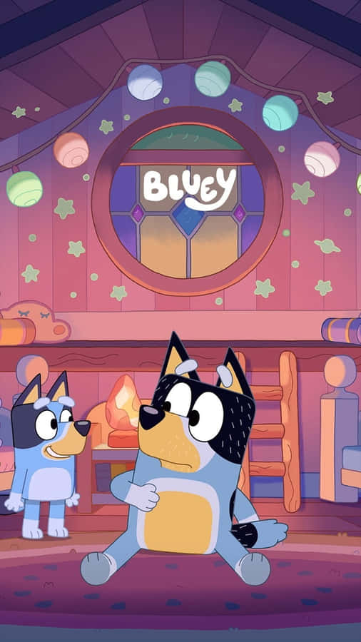 Bluey und Bingo Indoor Spielzeit