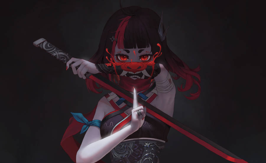 Oni Mask Ninja Pige