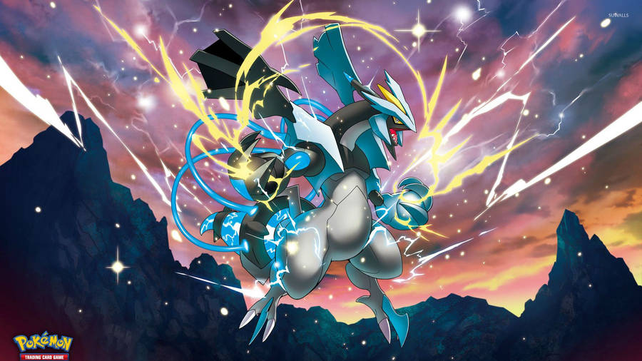 Fond d'écran de l'affiche du pokemon légendaire Kyurem.