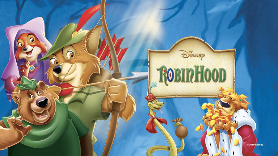Robin Hood 1973-tecknad film plakat.