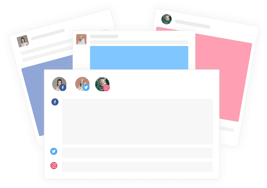 Social Media Interface Collage