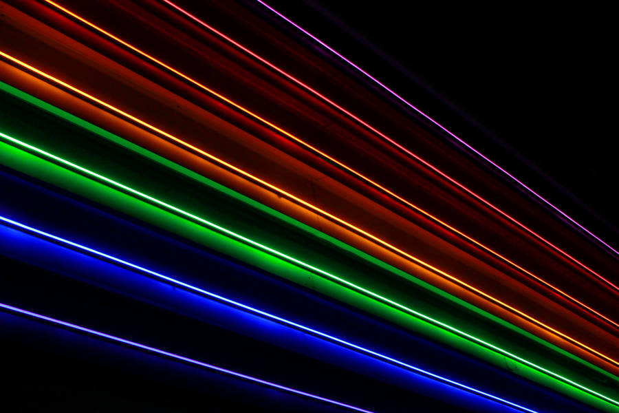 Neon sateenkaari tummat raidat taustakuva