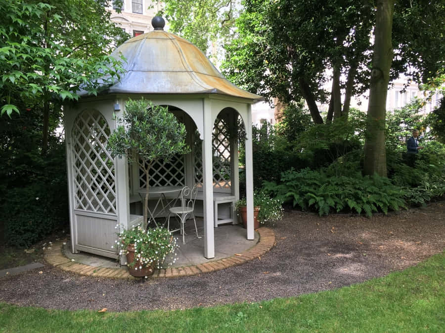 Viktorianischer Garten Pavillon