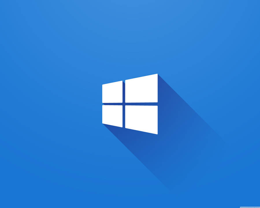 Witte Windows-logo wallpaper