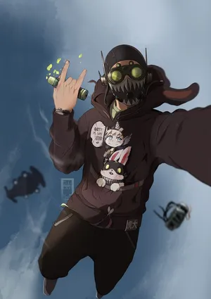 Apex Legends Octane Jump Kunst Wallpaper