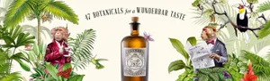 Botanisk Annonse Monkey 47 Gin Wallpaper