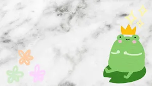 Doodles På Hvit Marmor Bakgrunn Wallpaper