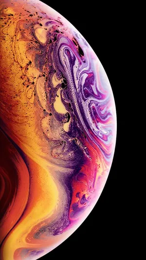 Esferaplaneta De Mármore Original Para Iphone 7. Wallpaper