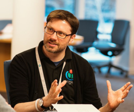 Ewan McAndrew, Wikimedian in Residence at the University of Edinburgh.