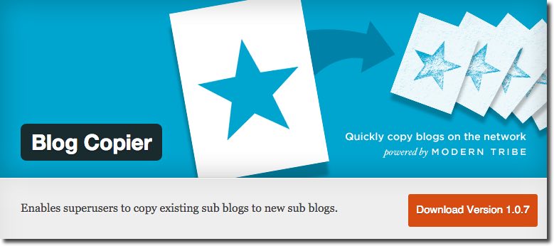 Blog Copier Plugin