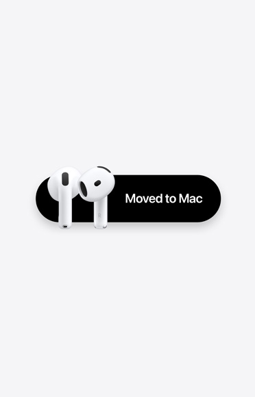 AirPods 4, povezane s Macom