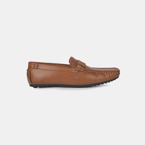 Bata tan casual loafer shoes for men