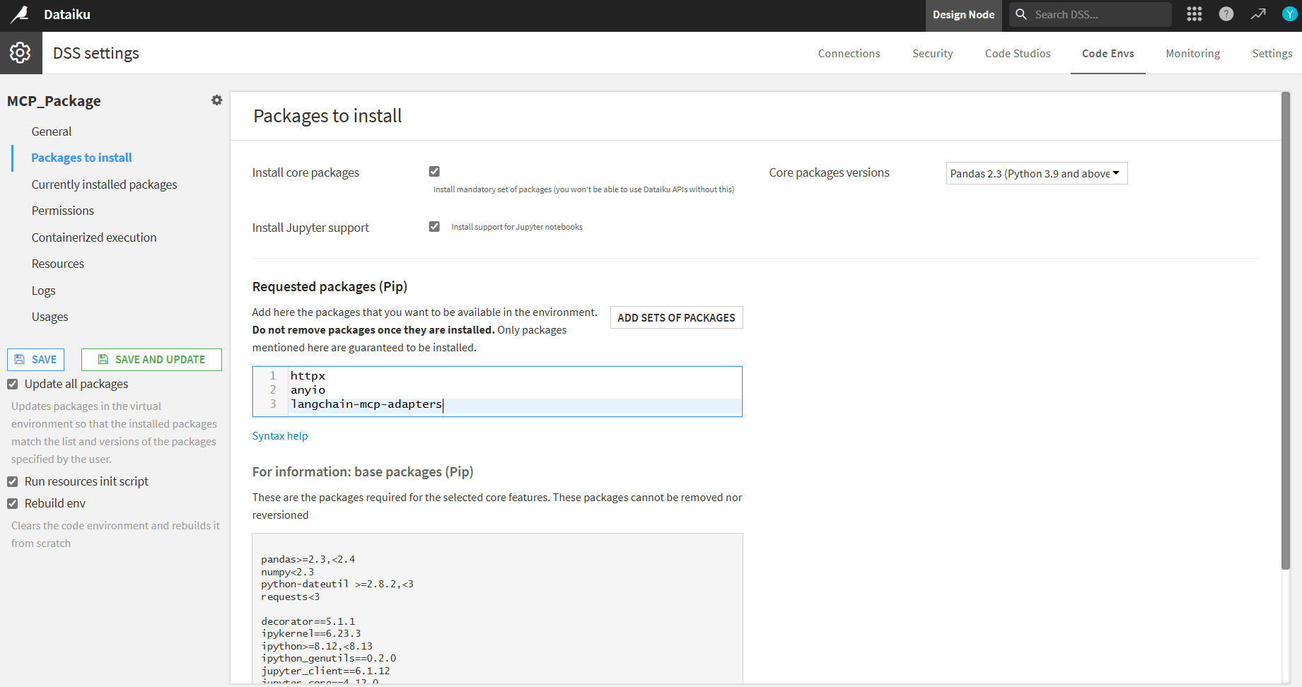 Add MCP client dependencies