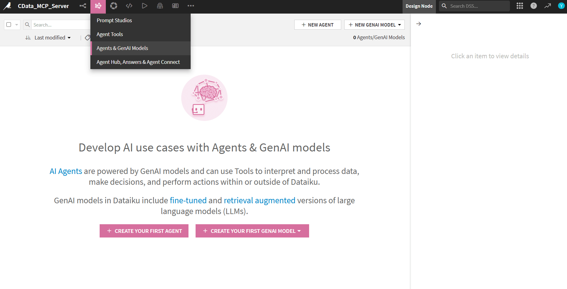 Agents and GenAI Models