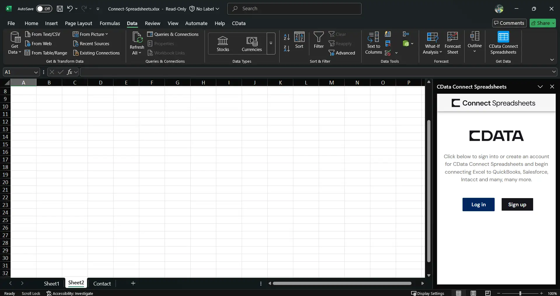 Authorizing the Add-In