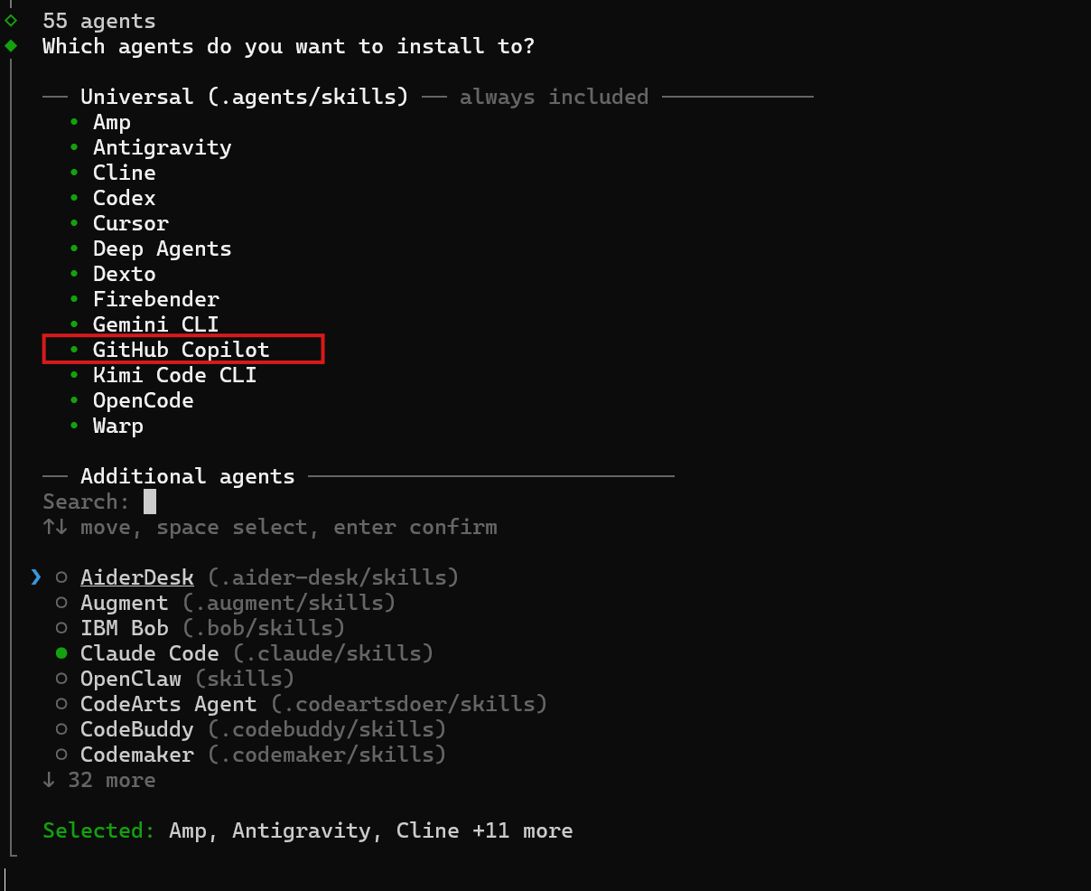 Install for GitHub Copilot
