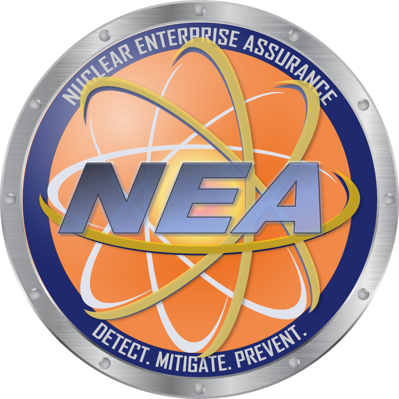 Challenge coin design for the Nuclear Enterprise Assurance program.