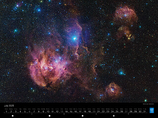 July — The Running Chicken nebula