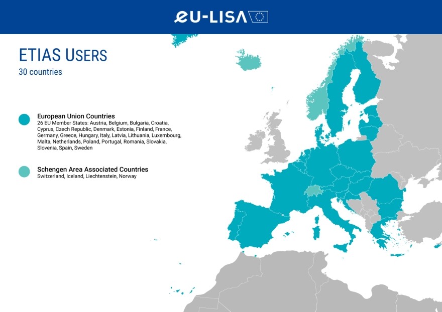 European countries use ETIAS