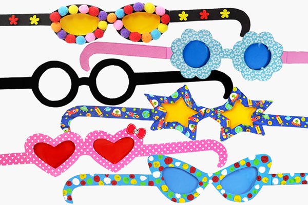 Paper Eyeglasses craft