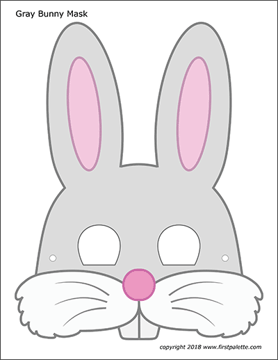 Printable Bunny Masks