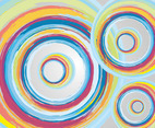 Colorful Vintage Circles