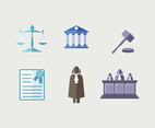 Justice Icons Vector