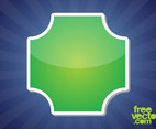 Green Sticker Template