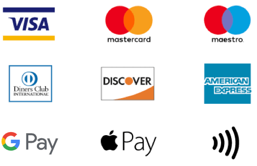 Terminali di pagamento Visa, dispositivo per carte Mastercard, terminale di pagamento Maestro, dispositivo per carte American Express, pagamenti contactless diners, dispositivo per pagamenti diners club, dispositivo Discover card, pagamenti contactless Apple Pay, pagamenti contactless Google Pay