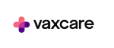 VaxCare logo with a colorful plus icon