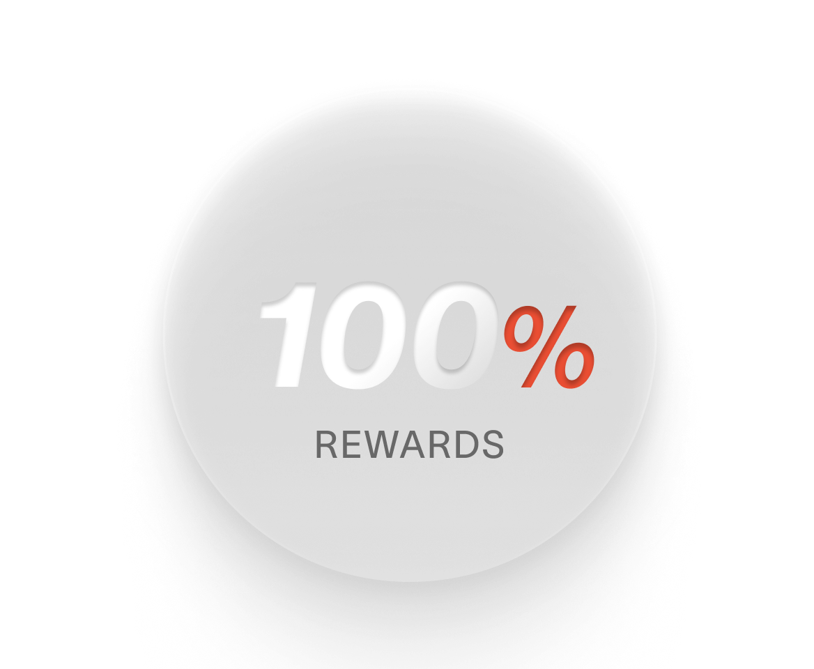 100% de recompensas MEV