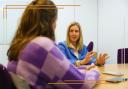 ScotRail Managing Director, Joanne Maguire pictured during an interview with Herald political correspondent Rebecca McCurdy