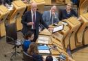 First Minister of Scotland John Swinney during First Minister's Questions at the Scottish Parliament in Holyrood, Edinburgh.