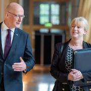 First Minister John Swinney and finance secretary Shona Robison