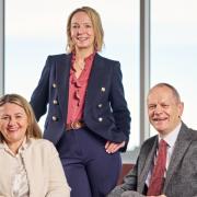 Ruth Croman, managing partner, Macnabs; Lesley Larg, managing partner, Thorntons; and Nick Barclay, chair, Thorntons