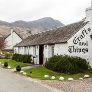 Crafts and coffee shop in 'picturesque' village next to historic Scottish glen sold