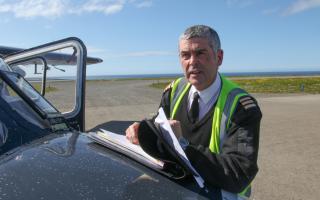 Stuart Linklater, from Kirkwall, has celebrated 37 years with Loganair