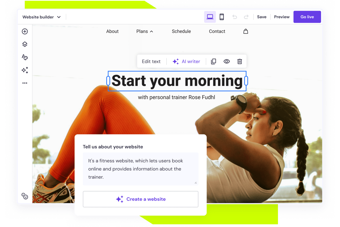 Erstellen Sie noch heute Ihre Fitness-Website