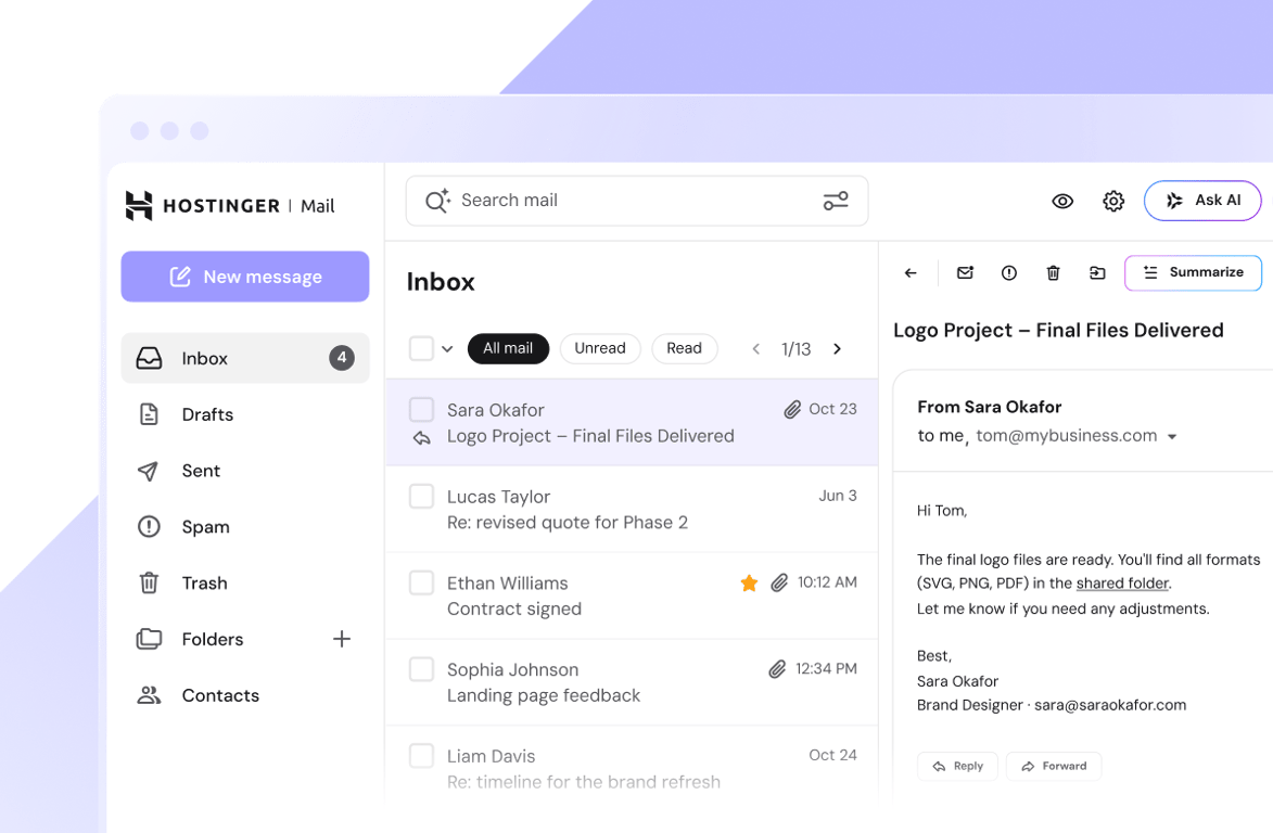 Επαγγελματικό email που χτίζει εμπιστοσύνη