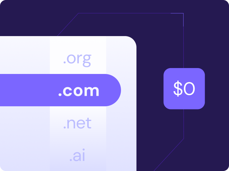 Hosting + domain