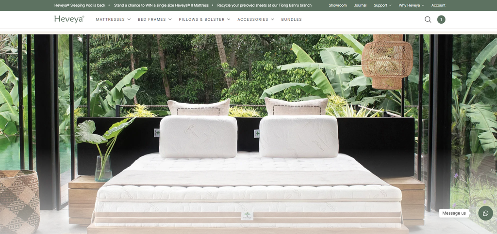 homepage Heveya