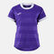 T-shirt maniche corte donna Toletum VII viola bianco