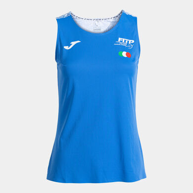 T-shirt senza maniche 2&ordf; divisa Federazione Italiana Tennis E Padel donna 26/27
