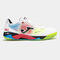 Scarpe calcio a 5 Top Flex Plus indoor bianco giallo rosso