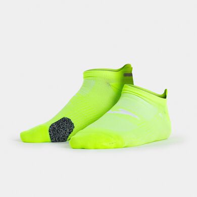 Calzini unisex Running Night corallo fluorescente giallo fluorescente
