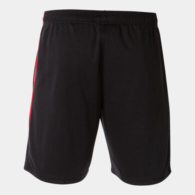Bermuda hombre Eco Championship negro rojo