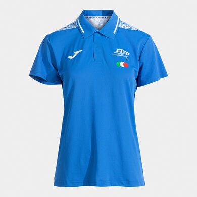 Polo manga corta 2&ordf; equipaci&oacute;n Federaci&oacute;n Italiana Tenis Y P&aacute;del mujer 26/27