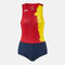 Bodysuit frau Picasho rot gelb